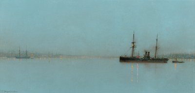 Havenlicht door John Atkinson Grimshaw